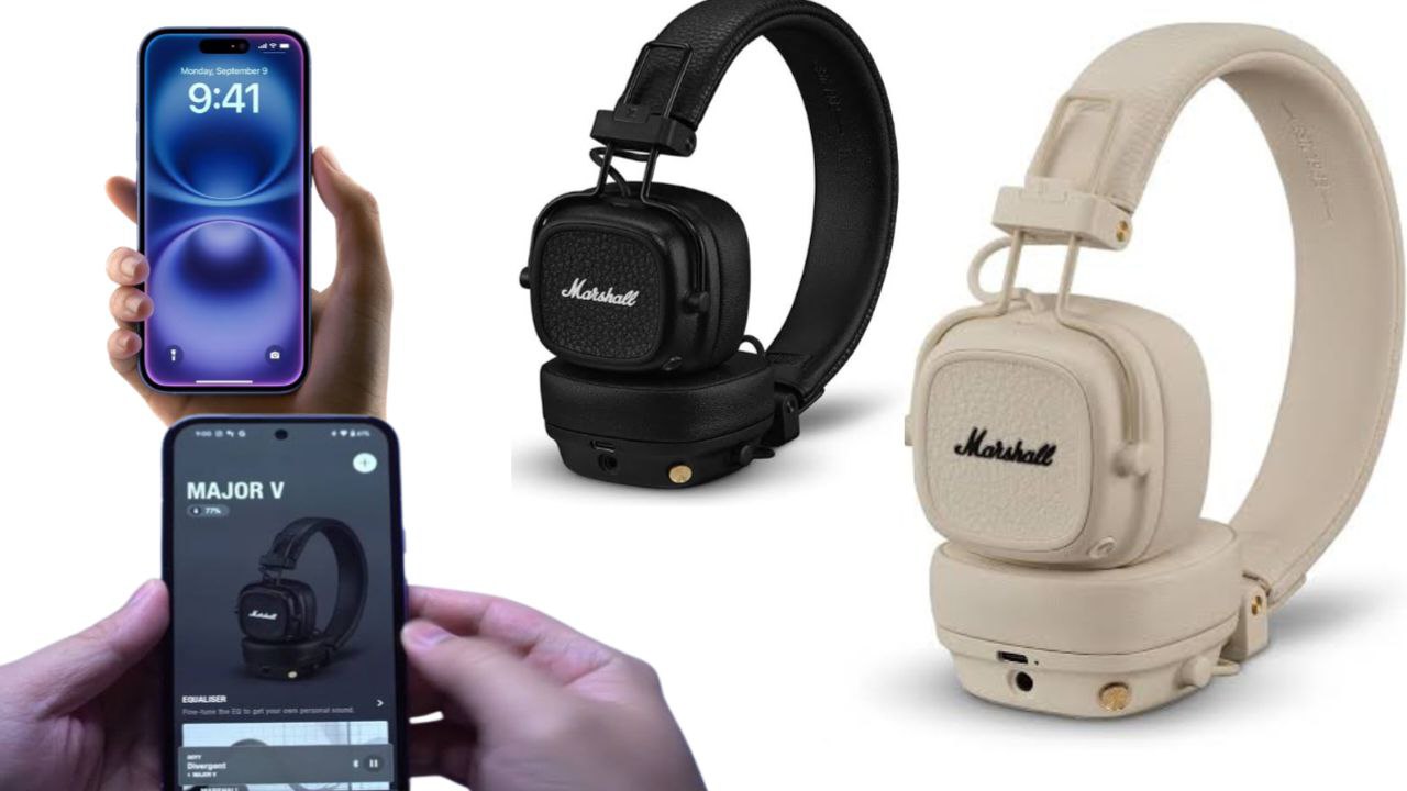 The Marshall Major V compact headphones